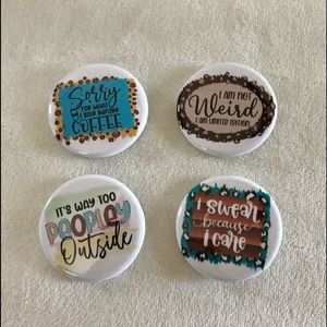 Sassy sayings 1.5 inch pin back buttons